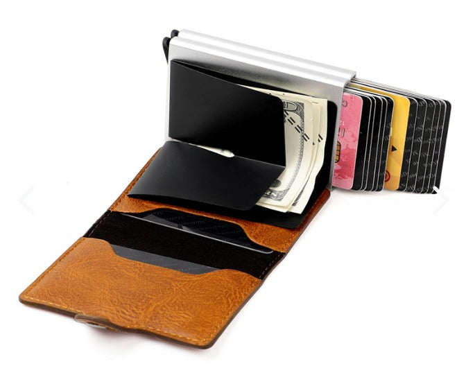 Billetera Tarjetero Doble Ranura Rfid
