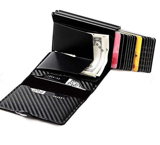 Billetera Tarjetero Doble Ranura Rfid